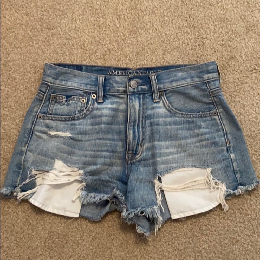 American Eagle jean shorts - high waisted size 4